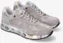 Premiata Grijze Sneakers met Logo Detail Gray Heren - Thumbnail 4