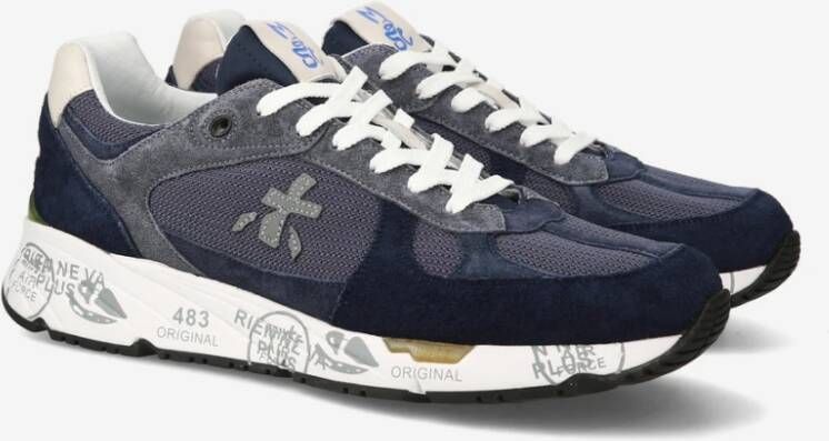 Premiata Casual Sneaker Blue Heren