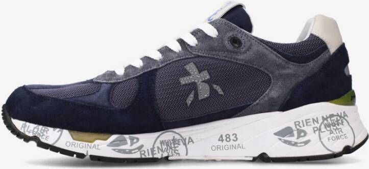 Premiata Casual Sneaker Blue Heren