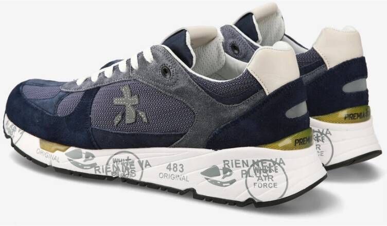 Premiata Casual Sneaker Blue Heren