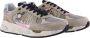 Premiata Mased Sneakers Vintage Silhouet met Levendige Details Beige Dames - Thumbnail 4