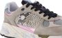 Premiata Mased Sneakers Vintage Silhouet met Levendige Details Beige Dames - Thumbnail 5