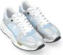 Premiata Mased Sneaker in Zilver en Blauw Multicolor Dames - Thumbnail 4