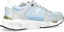 Premiata Mased Sneaker in Zilver en Blauw Multicolor Dames - Thumbnail 5