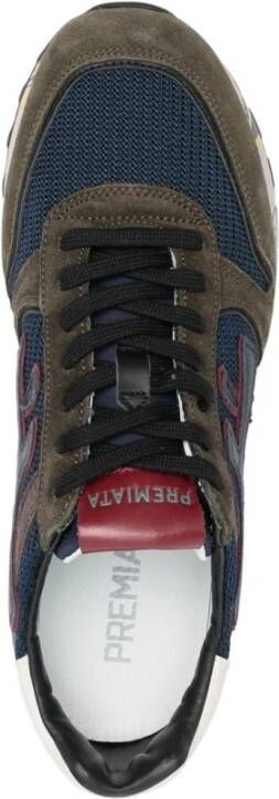 Premiata Mick 5890 Veterschoenen Blauw Heren