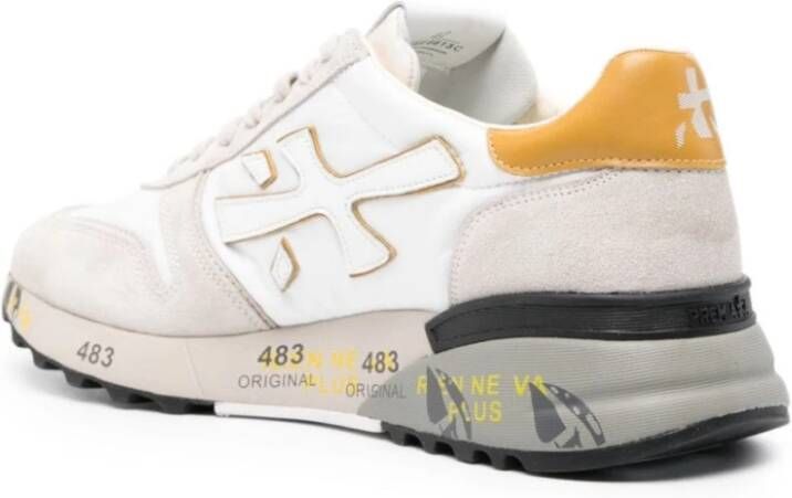 Premiata Mick 6613 Sneakers Wit Grijs White Heren