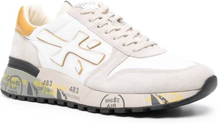 Premiata Mick 6613 Sneakers Wit Grijs White Heren