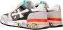 Premiata Mick Canvas Nylon Grijze Sneakers Multicolor Heren - Thumbnail 2