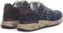 Premiata Mick Mesh Suede Sneakers Blue Heren - Thumbnail 4