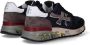 Premiata Blauwe Sneakers met Leren Voering en Rubberen Zool Blauw Heren - Thumbnail 11