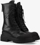 Premiata Jiro M6561D kalfsleer en siliconen booties Black Dames - Thumbnail 2