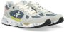 Premiata Multicolor Suède en Denim Sneaker Multicolor Heren - Thumbnail 2