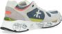 Premiata Multicolor Suède en Denim Sneaker Multicolor Heren - Thumbnail 5