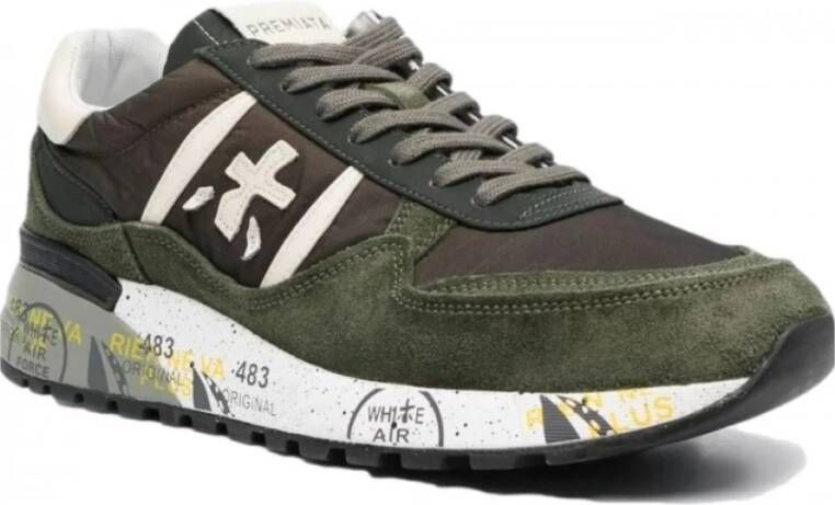 Premiata MultiColour Sneakers Model Landeck Groen Heren