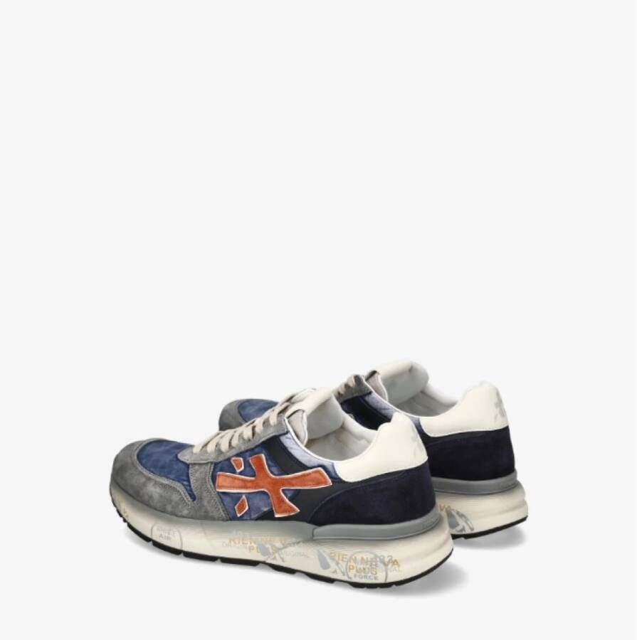 Premiata Multikleur Sneakers met Suède Leren Rand Multicolor Heren