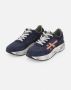 Premiata Navy Blauwe Sneakers met Oranje Details Blue Heren - Thumbnail 15