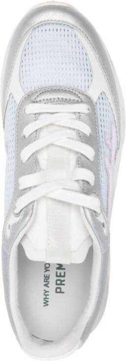 Premiata Net- en leren sneakers Multicolor Dames