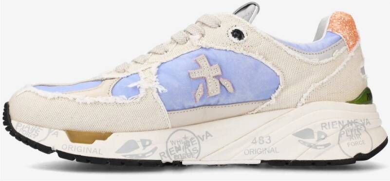 Premiata Retro Style Sneakers Beige Dames