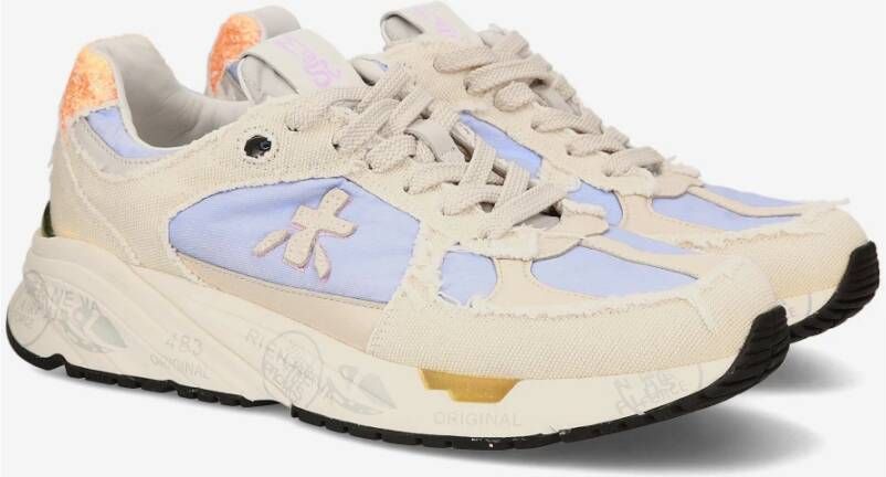 Premiata Retro Style Sneakers Beige Dames