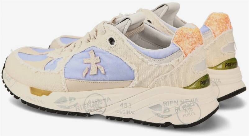 Premiata Retro Style Sneakers Beige Dames