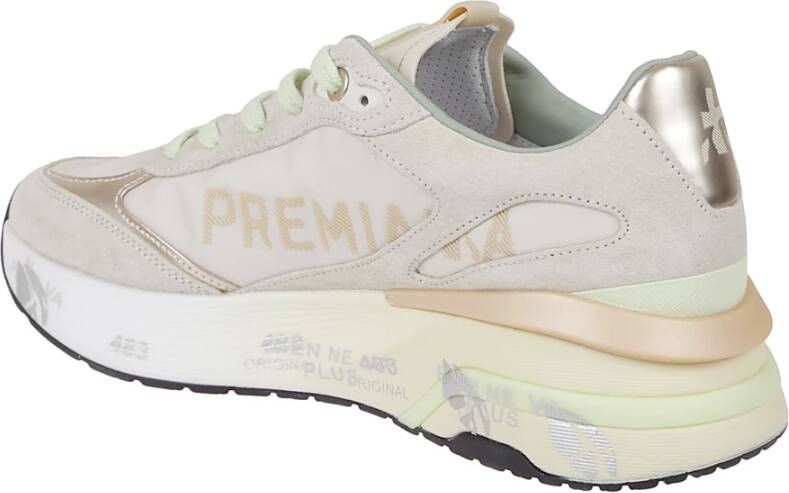 Premiata Perforated Suede Sneakers