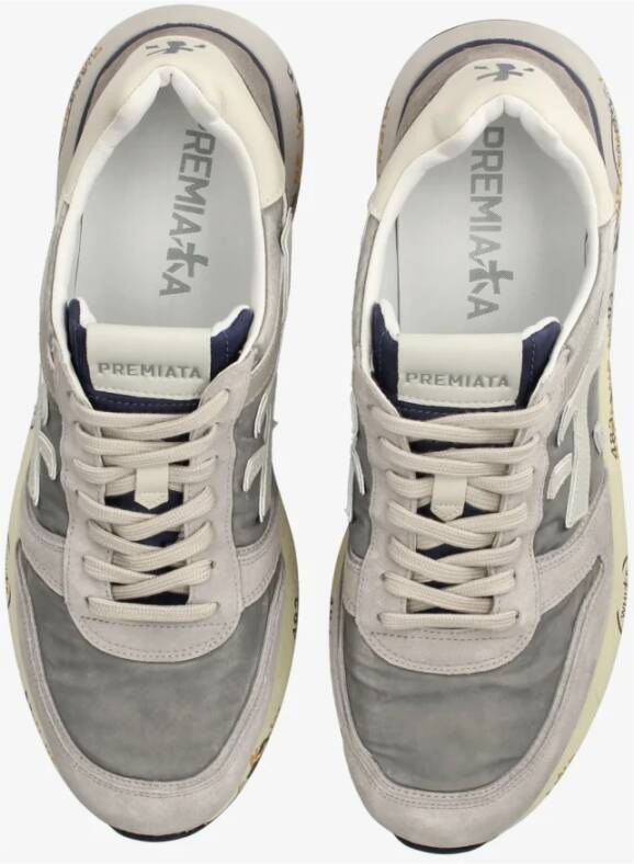 Premiata Platte Grijze Schoenen
