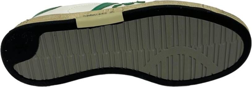 Premiata Polyester Sneaker met leren bovenwerk White Heren