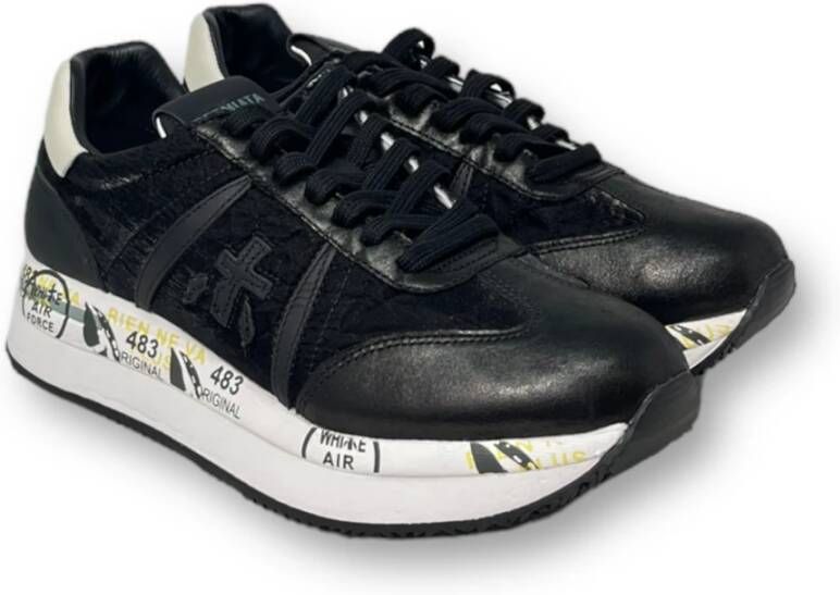 Premiata Premium Sneakers Zwart Dames