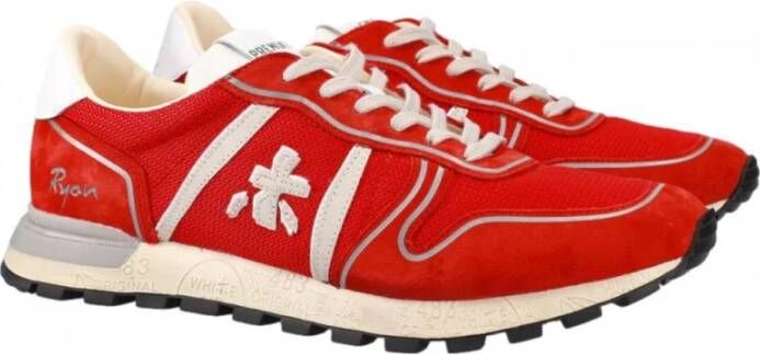 Premiata Rode Ryan Retro Sneakers Red Heren