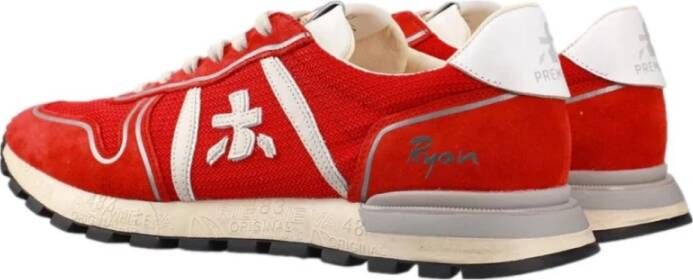 Premiata Rode Ryan Retro Sneakers Red Heren