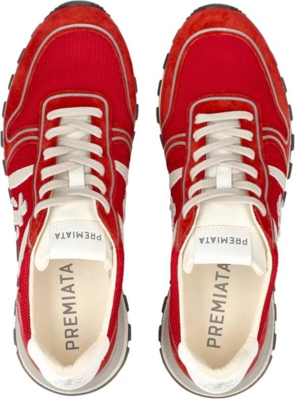 Premiata Rode Ryan Retro Sneakers Red Heren