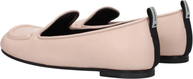 Premiata Roze Leren Loafer met Achterlogo
