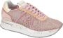 Premiata Kwaliteitslederen sneaker met koordtextuur Pink Dames - Thumbnail 4