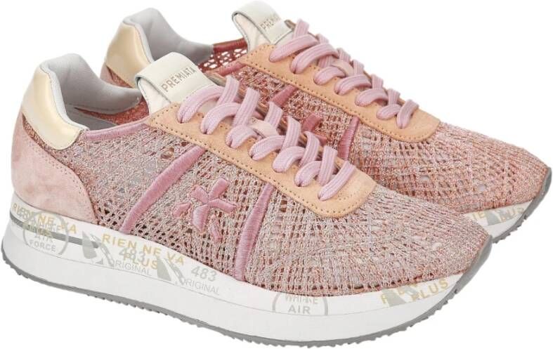 Premiata Roze Sneakers voor Vrouwen Pink Dames