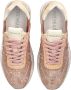 Premiata Kwaliteitslederen sneaker met koordtextuur Pink Dames - Thumbnail 8