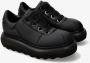 Premiata Cal M6610 veterschoenen van rubberized stof Black Dames - Thumbnail 2