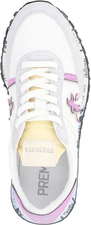 Premiata Seand Sneaker Wit en Lila White Dames