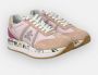 Premiata Geveterde sneakers voor casual glam look Pink Dames - Thumbnail 4