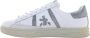 Premiata Tijdloze leren sneakers met iconische details White Dames - Thumbnail 8