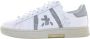 Premiata Tijdloze leren sneakers met iconische details White Dames - Thumbnail 13
