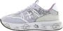 PREMIATA Lage sneakers Dames Cassie Maat: 37 Materiaal: Suède Kleur: Grijs - Thumbnail 5