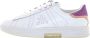 Premiata Witte en Paarse Leren Sneakers Pink Dames - Thumbnail 5