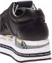 Premiata Zwarte Leren Sneakers met Python Detail Black Dames - Thumbnail 12