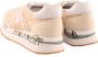 Premiata Beige Sneakers met Suède en Geperforeerde Details Beige Dames - Thumbnail 9