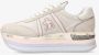 Premiata Suede Logo Sneakers Reguliere Pasvorm Rubberen Zool Beige Dames - Thumbnail 10