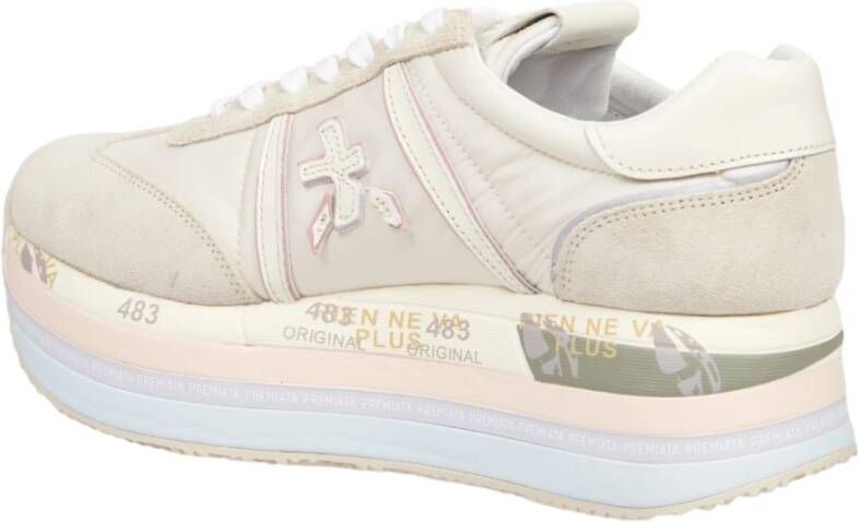 Premiata Bruine Sneakers Beth Model Platform Multicolor Dames