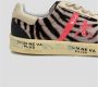 Premiata Zebra Print Bonnie Sneakers Beige Dames - Thumbnail 2