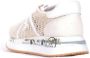 Premiata Beige Sneakers met Suède en Geperforeerde Details Beige Dames - Thumbnail 12