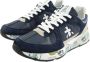 Premiata Blauwe Suède en Nylon Sneakers met Opvallend Logo Blauw Heren - Thumbnail 7