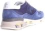 Premiata Zachte suède en nylon sneakers met aangepaste logo zool Blauw Heren - Thumbnail 9